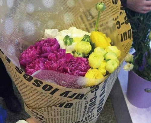 鲜花包装装饰